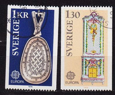 Schweden Sverige [1976] MiNr 0943-44 ( O/ used ) CEPT