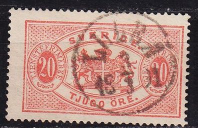 Schweden Sverige [Dienst] MiNr 0007 B a ( O/ used )