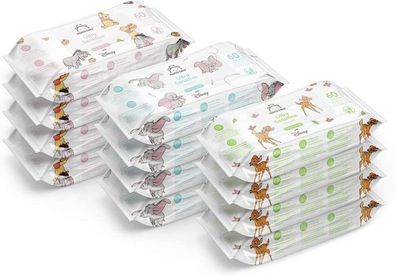 Mama Bear Baby Feuchttücher Disney Design Sanft Sensitiv 12er Pack 720 Stück