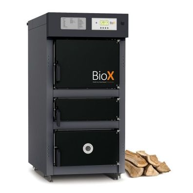 Solarbayer Holzvergaserkessel BioX 20 Leistung 19,4 kW Scheitholzlänge 0,5 m