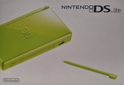 Nintendo DS Lite Handheld NDSL Limetten Grün OVP - Zustand: Gut