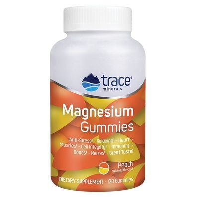 Trace Minerals Research, Magnesium Gummies, 120 Gummies - Geschmacksrich...