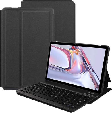 VOVIPO Tastatur Hülle für Galaxy Tab A7 10.4 2020 mit magnetisch abnehmbarer Tastatur