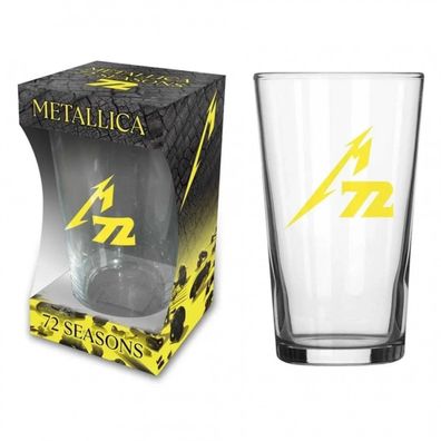 Metallica 72 Seasons Bierglas Trinkglas Beer glass offizielle Merchandise NEU NEW