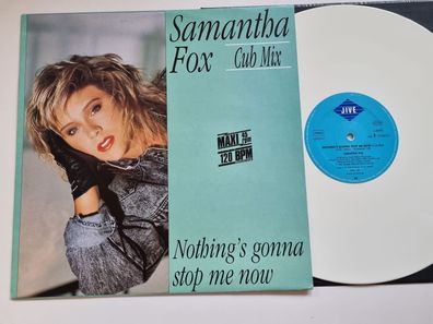 Samantha Fox - Nothing's Gonna Stop Me Now 12'' Maxi Germany WHITE VINYL