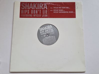 Shakira featuring Wyclef Jean - Hips Don't Lie 12'' Vinyl Maxi US PROMO