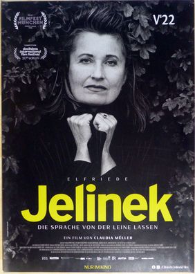 Elfriede Jelinek - Die Sprache von der Leine lassen - Orig. Kinoplakat A1- Filmposter