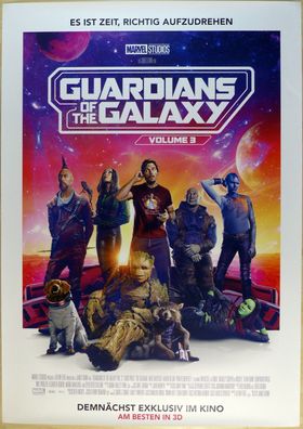 Guardians of the Galaxy Volume 3 - Original Kinoplakat A0 - Hauptmotiv - Filmposter