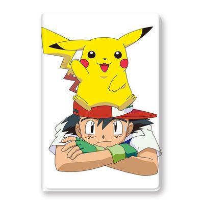 Pokermon Pikachu Ash Schutzhülle für iPad 2019 iPad Air1/2 Cartoon Anti-fall Cover