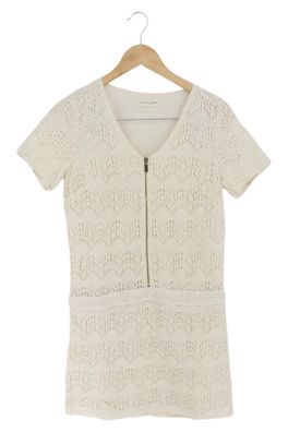 SEZANE Etuikleid Damen Gr. 38 weiß