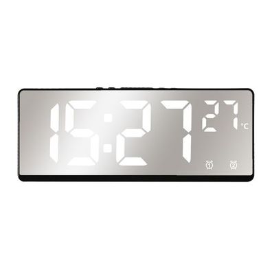 6631 LED-Digitalanzeige, multifunktionale elektronische Uhr, Desktop-Temperaturspiege