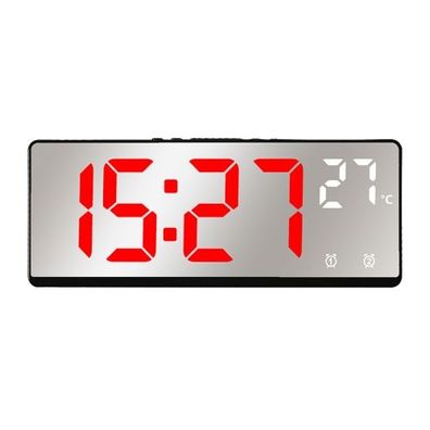 6631 LED-Digitalanzeige, multifunktionale elektronische Uhr, Desktop-Temperaturspiege