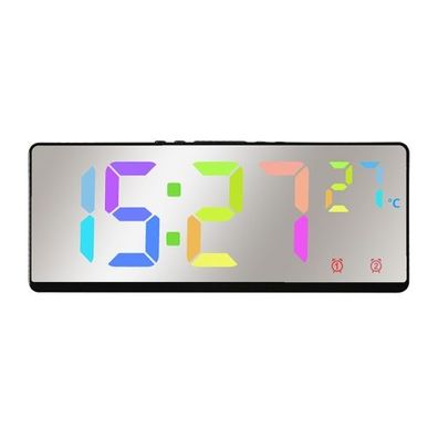 6631 LED-Digitalanzeige, multifunktionale elektronische Uhr, Desktop-Temperaturspiege