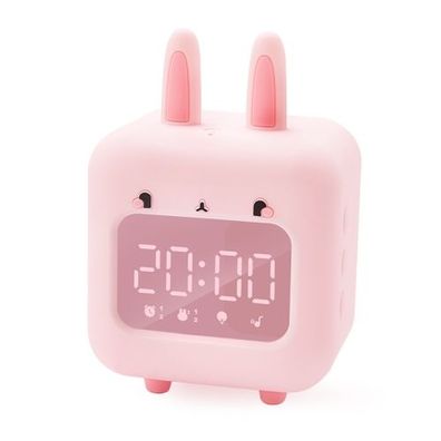 C2106 Naughty Rabbit Musik-Smart-Wecker für Kinder (Rosa)