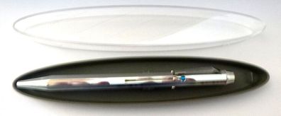 Miolan 345, Viefarbiger Kugelschreiber, silber, NEU in Originalverpackung