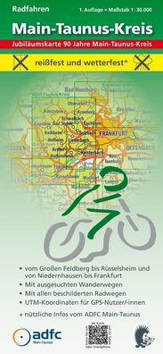 MeKi-Radwanderkarten mit ADFC-Tourenvorschlaegen - Radfahren - Main