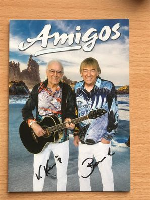 Amigos Autogrammkarte orig signiert MUSIK TV #5873