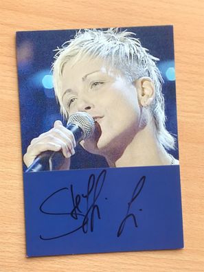 Blond / Blond Steffi Autogrammkarte orig signiert MUSIK TV #5857