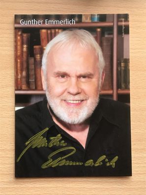 Gunther Emmerlich Autogrammkarte orig signiert MUSIK TV #5903