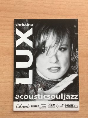 Christina Lux Autogrammkarte orig signiert MUSIK TV #5864