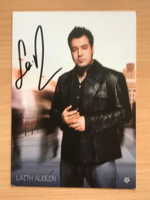Laaith Al-Deen Autogrammkarte orig signiert MUSIK TV #5880