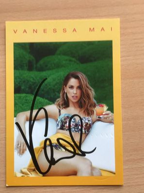 Vanessa Mai via Wolkenfrei Autogrammkarte orig signiert MUSIK TV #5844
