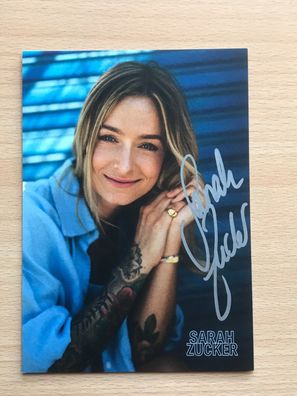 Sarah Zucker Autogrammkarte orig signiert MUSIK TV #5850