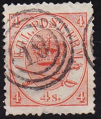 Dänemark Danmark [1858] MiNr 0013 A a ( O/ used ) [02]