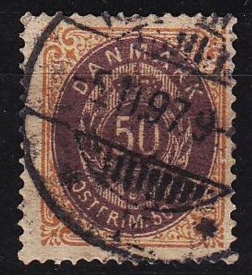 Dänemark Danmark [1875] MiNr 0030 II Y A a ( O/ used ) [02]