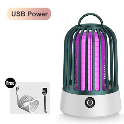 Moskito-Mörder-Lampe, strahlungsfrei, leise, Insektenvernichter, USB-Aufladung, Flieg