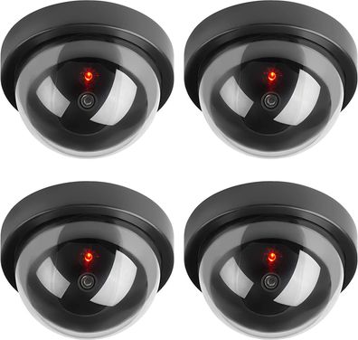 Dummy-Kameras, gefälschte Sicherheits-CCTV-Dome-Kamera mit LED-Blinklicht für Busines