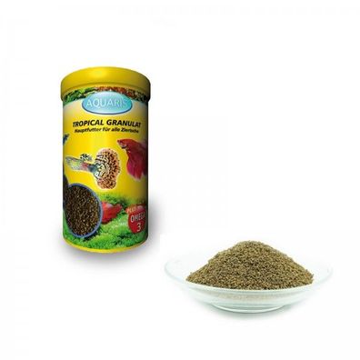 Aquarium Fischfutter - Tropical Granulat - 250ml