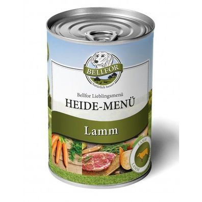 Hundefutter Nass mit Lamm - Heide-Menü - 400g