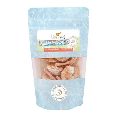 Freeze-Snack für Katzen - Riesengarnelen (gefriergetrocknet) - 25g