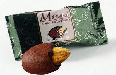 1x Hellma MANDEL IN DER Kakaohülle Süßigkeiten, Nahrungsmittel