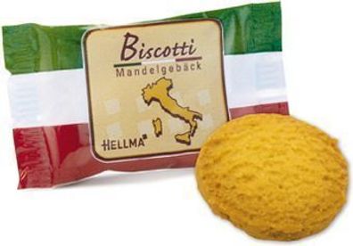 1x Hellma Biscotti Mandelgebäck à 2,3 g Süßigkeiten, Nahrungsmittel