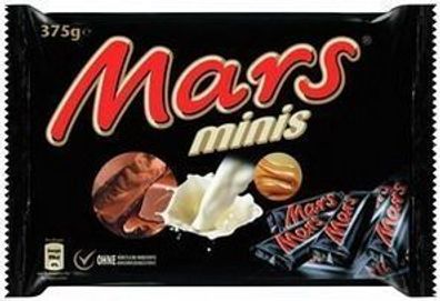 1x MARS MINIS im Beutel 235 g - Süßigkeiten, Nahrungsmittel