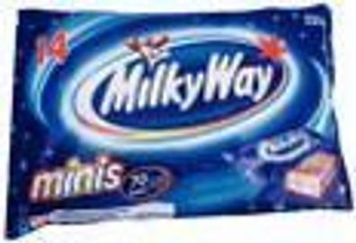 1x MILKY WAY MINIS im Beutel 235 g - Süßigkeiten, Nahrungsmittel