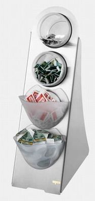 1x Behältersystem "Rack" mit Edelstahl-standfuß Blumenkasten