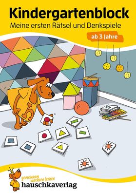 Kindergartenblock ab 3 Jahre - Meine ersten Raetsel und Denkspiele
