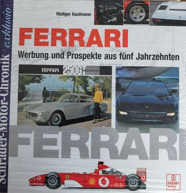 Ferrari Werbung und Prospekte aus fünf Jahrzehnten, Dino 246 GT, F50, 575 Maranello