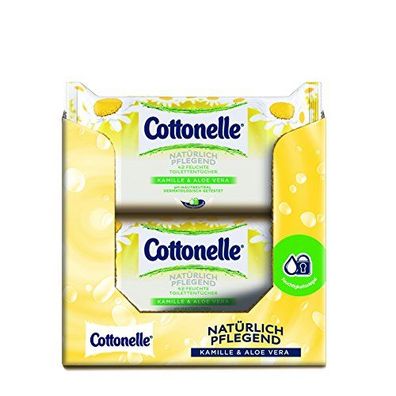 Cottonelle Feuchtes Toilettentücher Natürlich Pflegend Nachfüller 12er Pack