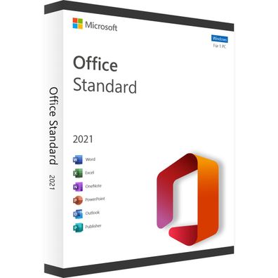 Microsoft Office 2021 Standard Word Exel Outlook PowerPoint Teams NEU DE