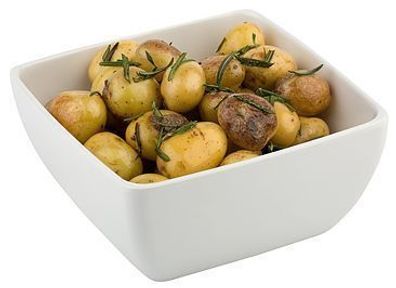 1x Schale quadratisch, Melamin, weiß, ca.0,14l Salatschüssel, Salatschälchen