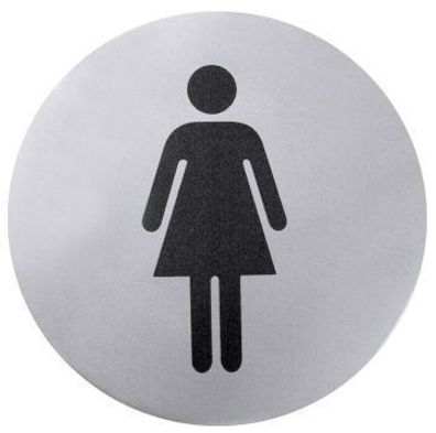 1x Toiletten-Türsymbole aus Edelstahl Hauswaren, Haushalt
