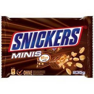 1x Snickers MINIS im Beutel 235 g - Süßigkeiten, Nahrungsmittel