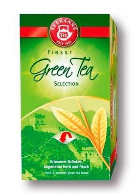 1x Tee FINEST GREEN TEA Selection von Teekanne -