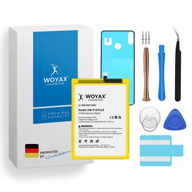 Woyax Wunderbatterie Akku für Huawei P10 Plus Ersatzakku / Mate 20 Lite / HB386589ECW