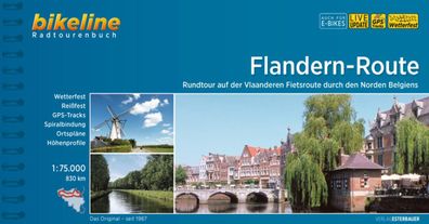 Flandern-Route Rundtour auf der Vlaanderen Fietsroute durch den Nor