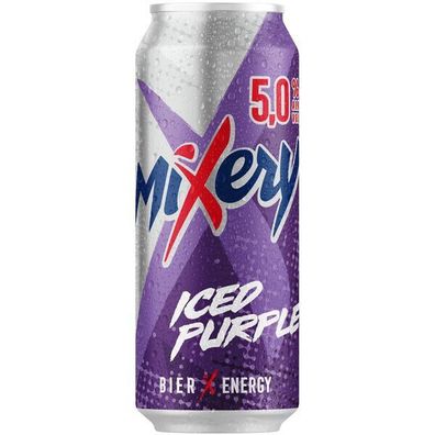 Mixery iced purple 24x0.50l Ds. EINWEG Pfand